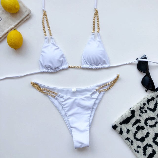 Bikini plażowe z wiązaniem na szyi - Image 5
