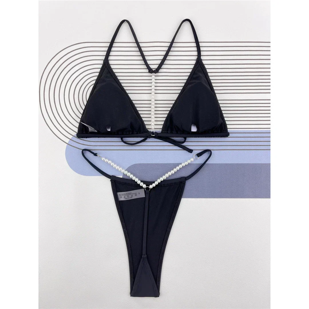 Bikini z perełkami na plecach i biodrach - Image 6