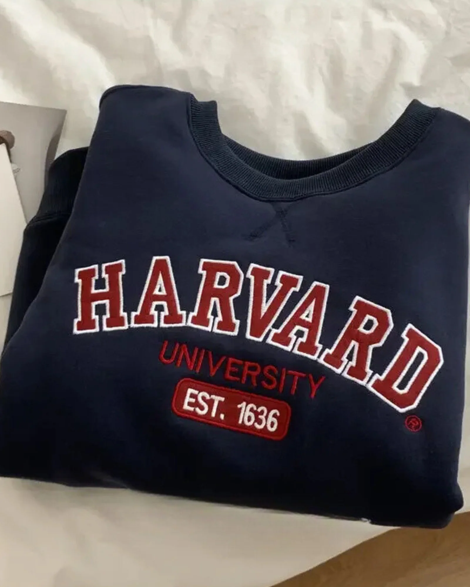Bluza oversize crewneck Harvard University - Image 3