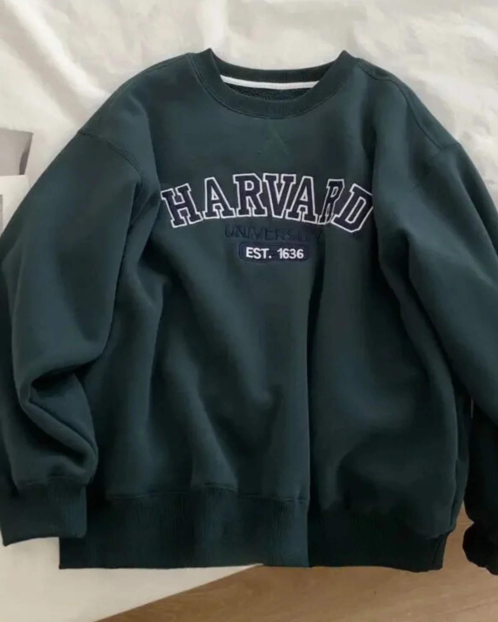 Bluza oversize crewneck Harvard University - Image 4