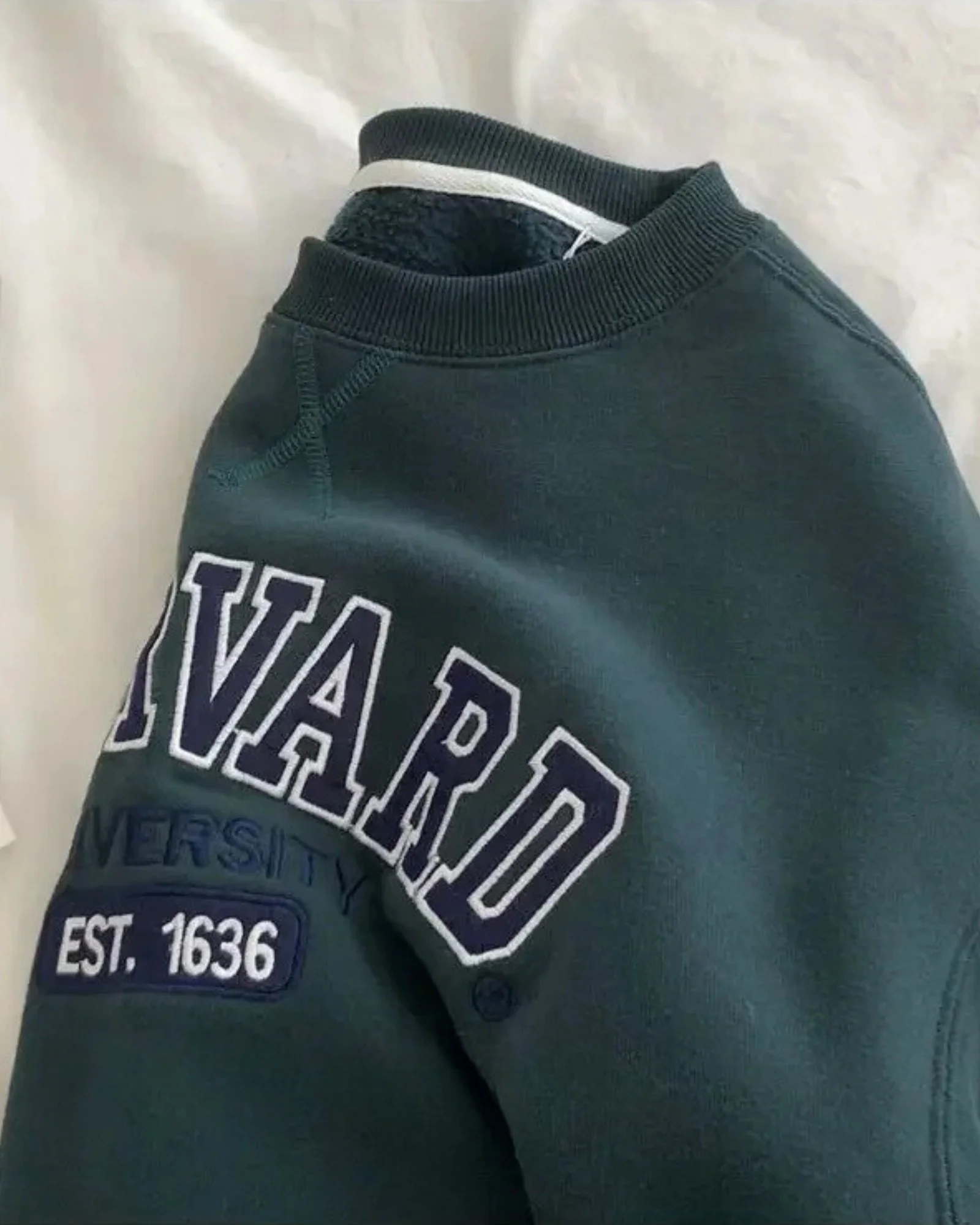 Bluza oversize crewneck Harvard University - Image 6