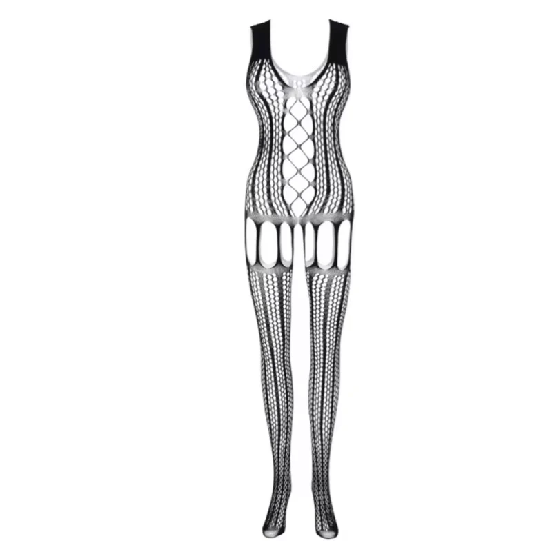 Bodystocking w pionowe pasy - Image 3