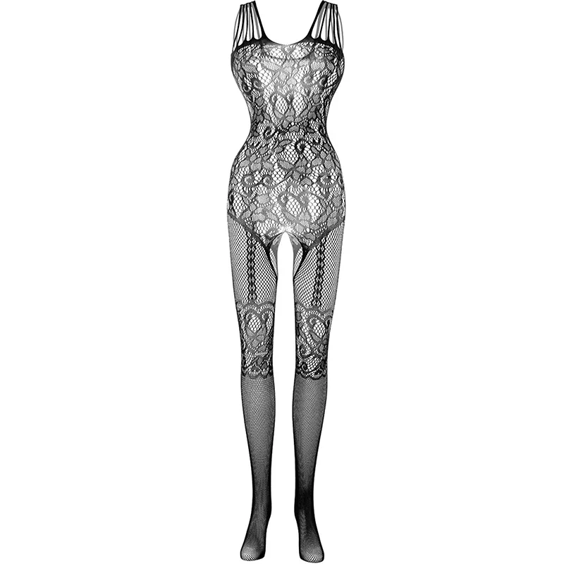 Bodystocking z ozdobnymi ramiączkami - Image 8