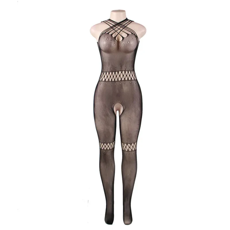 Bodystocking z wiązaniem na szyi - Image 4