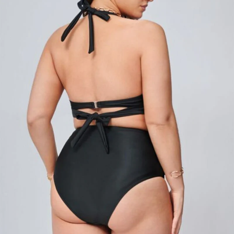 Bikini plus size z figami o wysokim stanie - Image 4