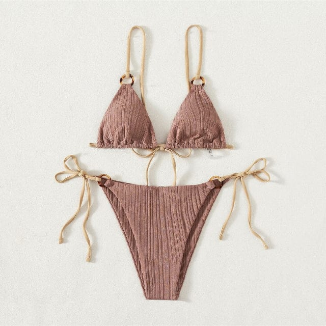 Dwuczęściowy strój kąpielowy z biustonoszem typu bandeau - Image 10