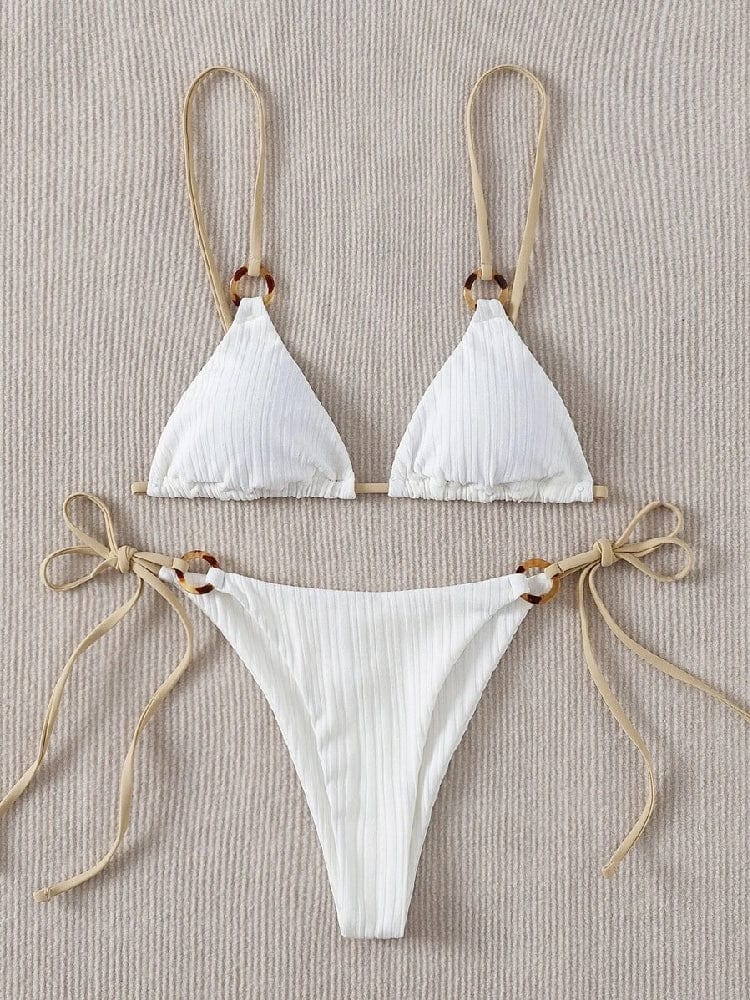 Dwuczęściowy strój kąpielowy z biustonoszem typu bandeau - Image 4