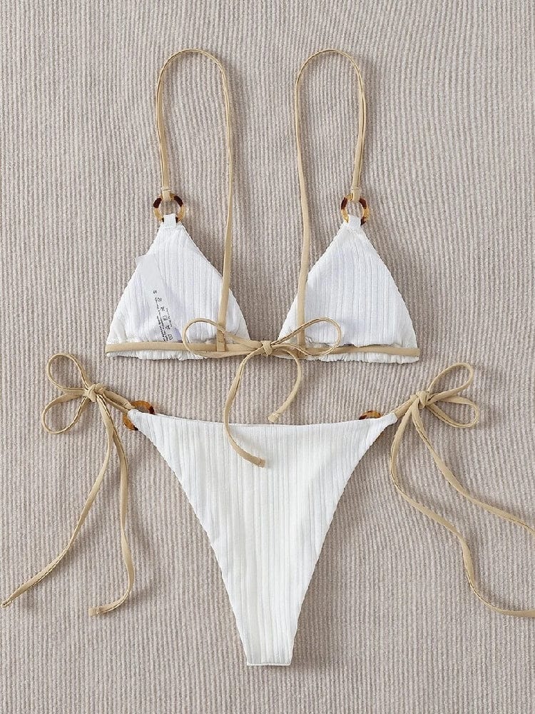 Dwuczęściowy strój kąpielowy z biustonoszem typu bandeau - Image 5