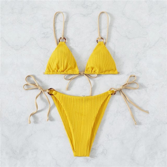 Dwuczęściowy strój kąpielowy z biustonoszem typu bandeau - Image 9