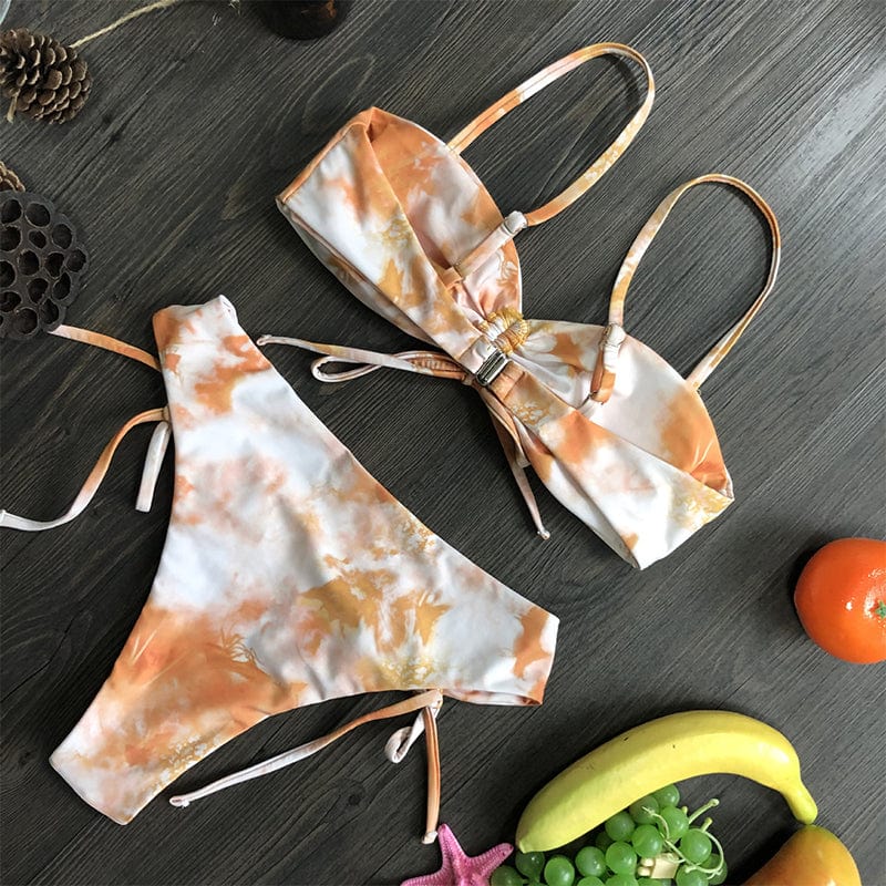 Dwuczęściowy strój kąpielowy z modnym krojem bikini - Image 5