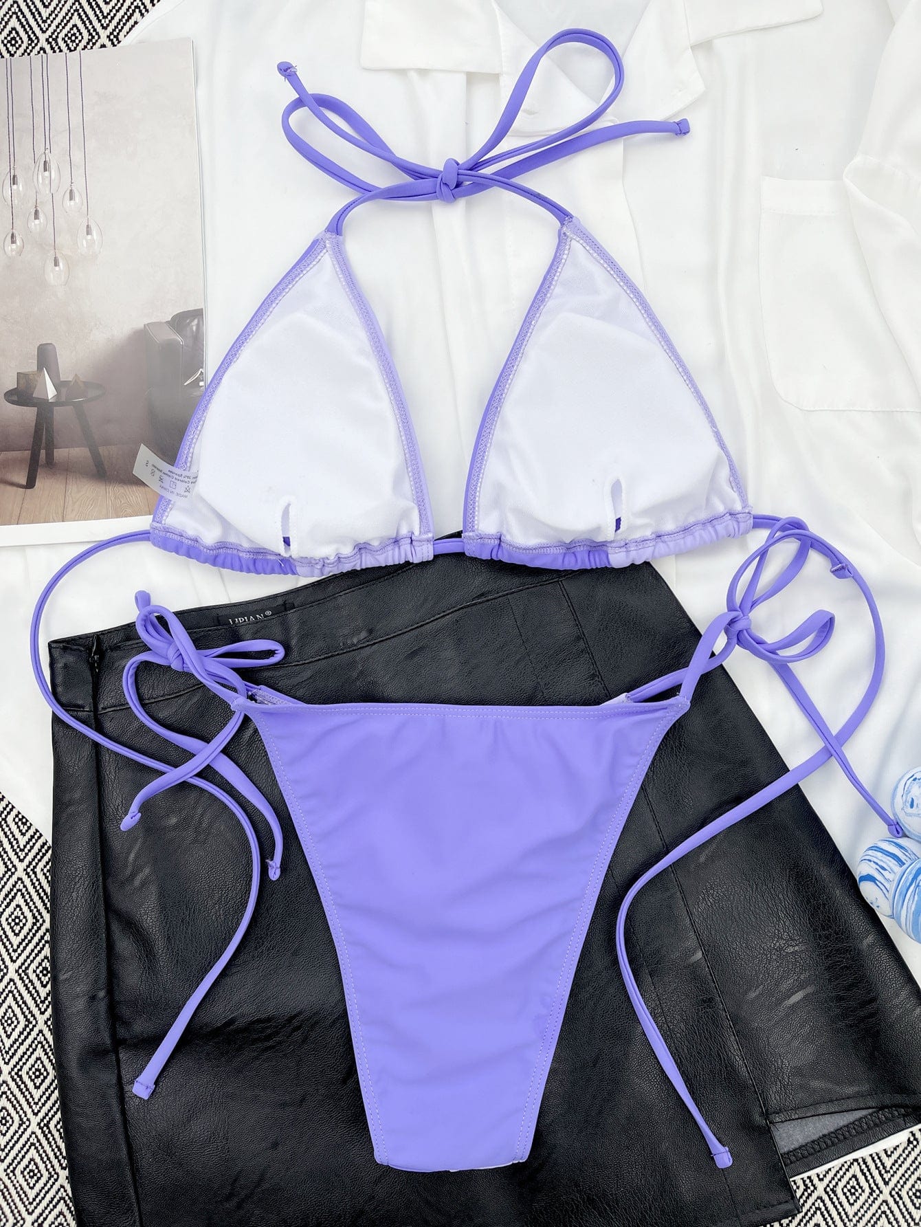 Dwuczęściowe bikini z regulowanym stanem - Image 4