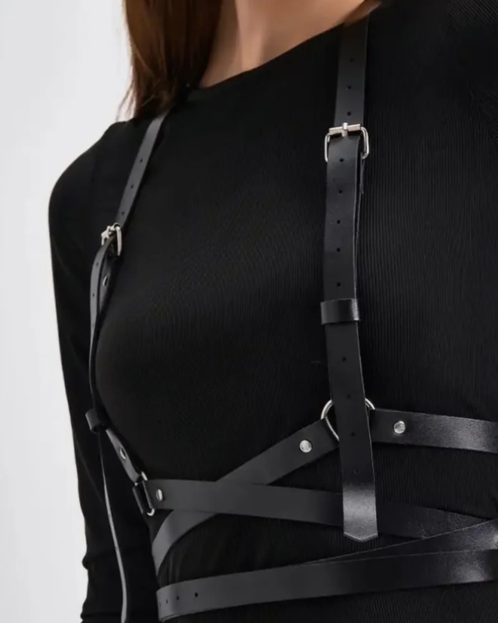Regulowany skórzany harness - Image 2