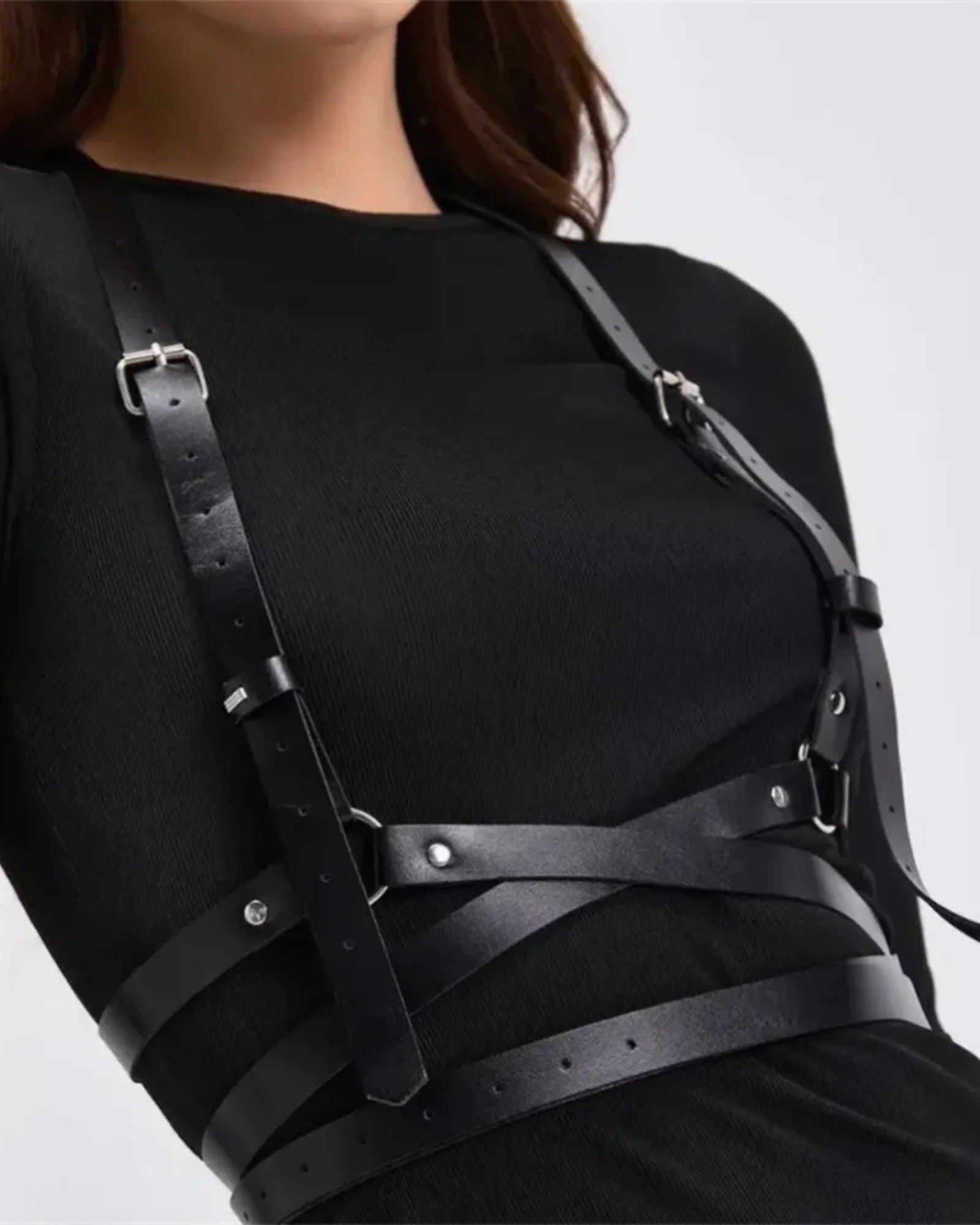 Regulowany skórzany harness - Image 3