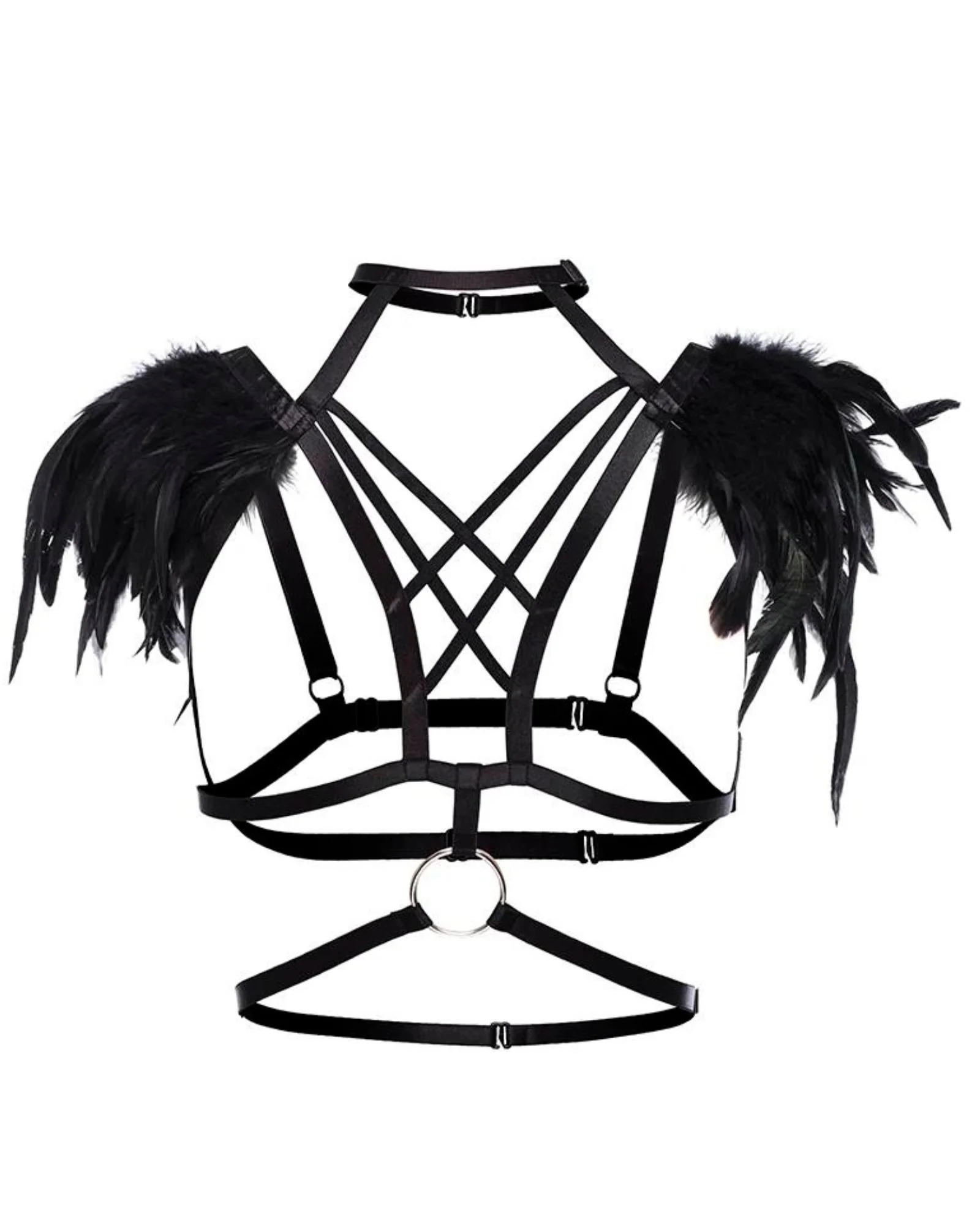 Harness z ozdobnymi piórami - Image 4