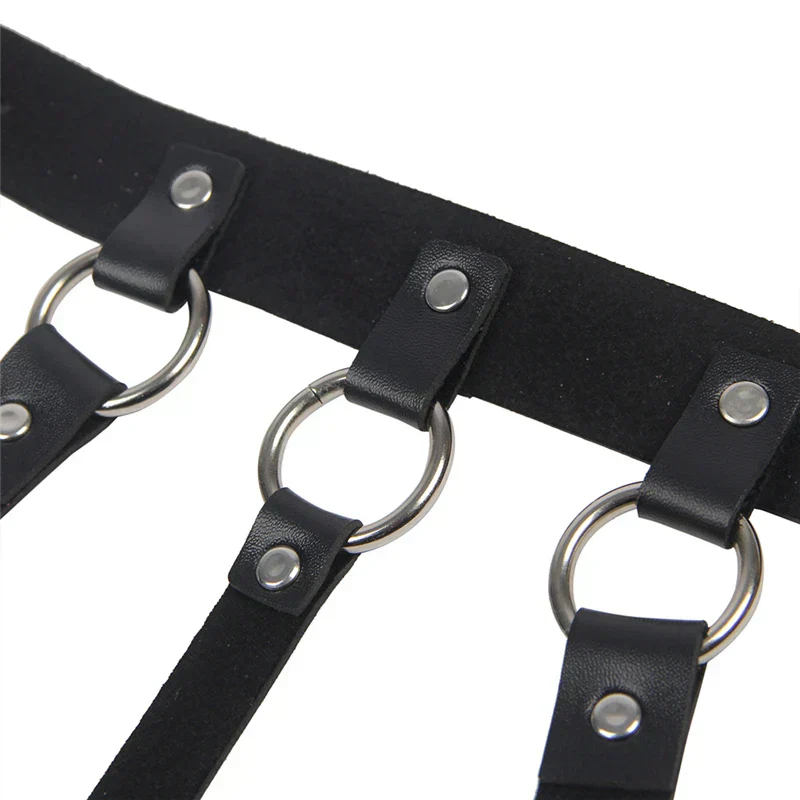 Harness na piersi z metalowymi łańcuszkami - Image 6