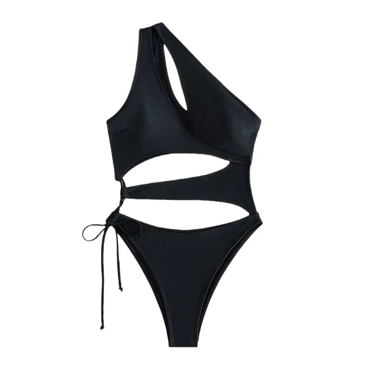 Monokini z wycięciami i wiązaniem na biodrze - Image 6