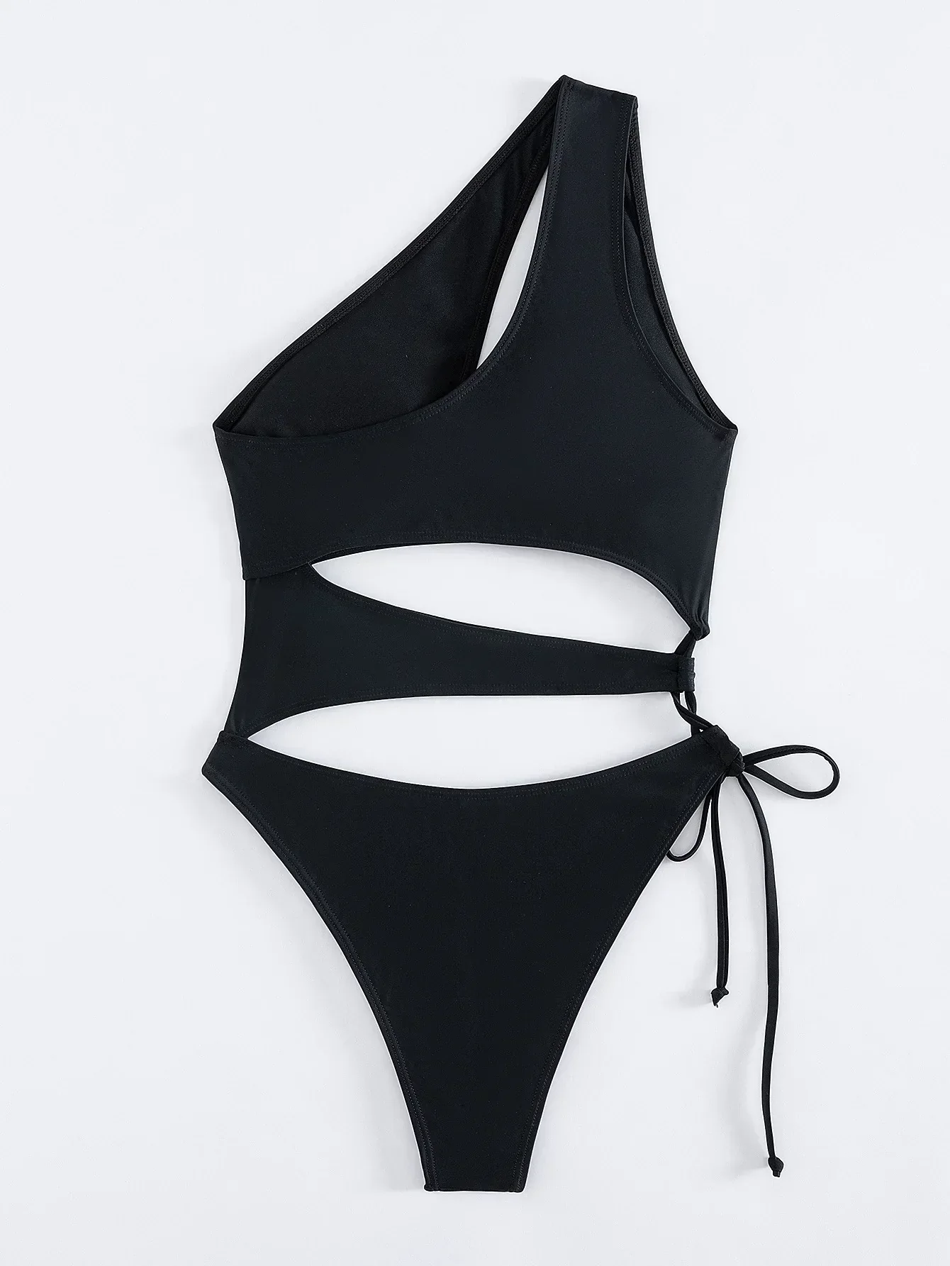 Monokini z wycięciami i wiązaniem na biodrze - Image 7