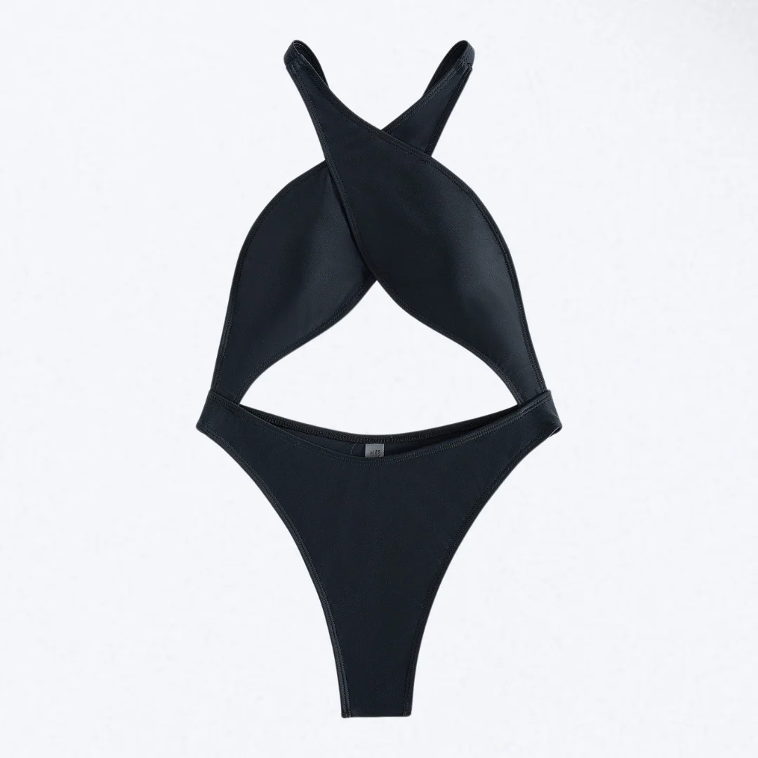 Monokini z krzyżowanymi ramiączkami - Image 4
