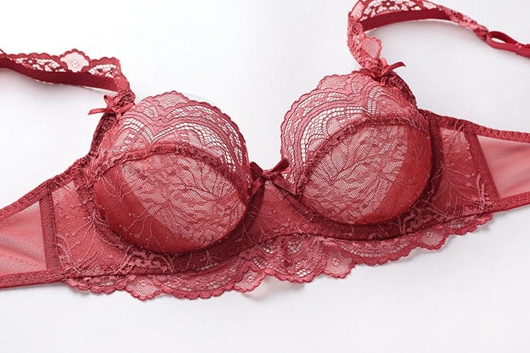 Komplet bielizny koronkowej z push-up biustonoszem - Image 4