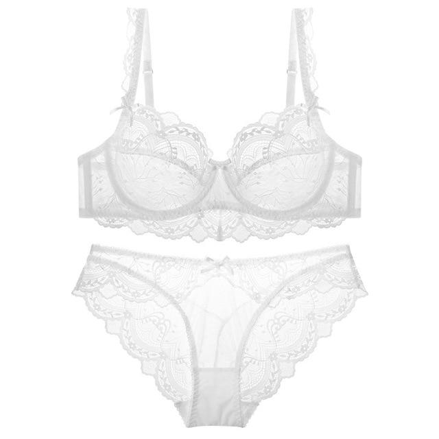 Komplet bielizny koronkowej z push-up biustonoszem - Image 8