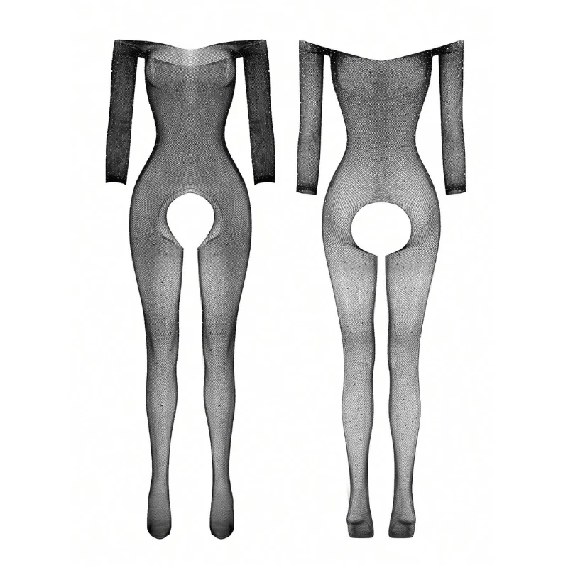 Kabaretkowe bodystocking z cyrkoniami - Image 4