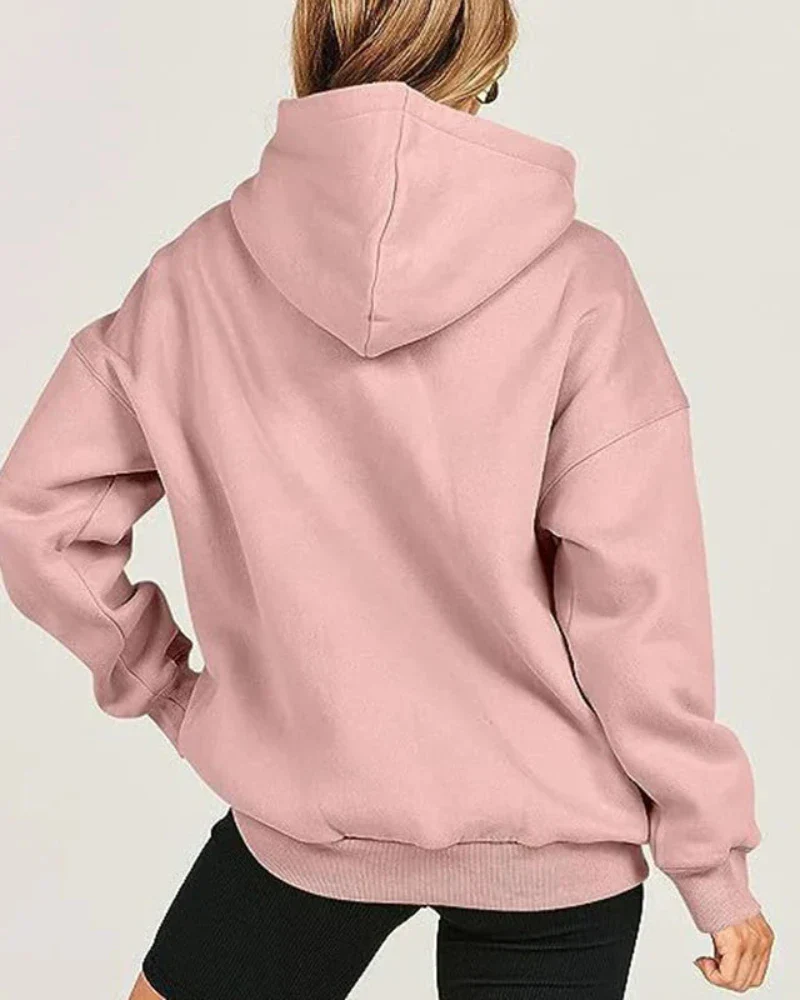 Klasyczna bluza oversize z kapturem - Image 11
