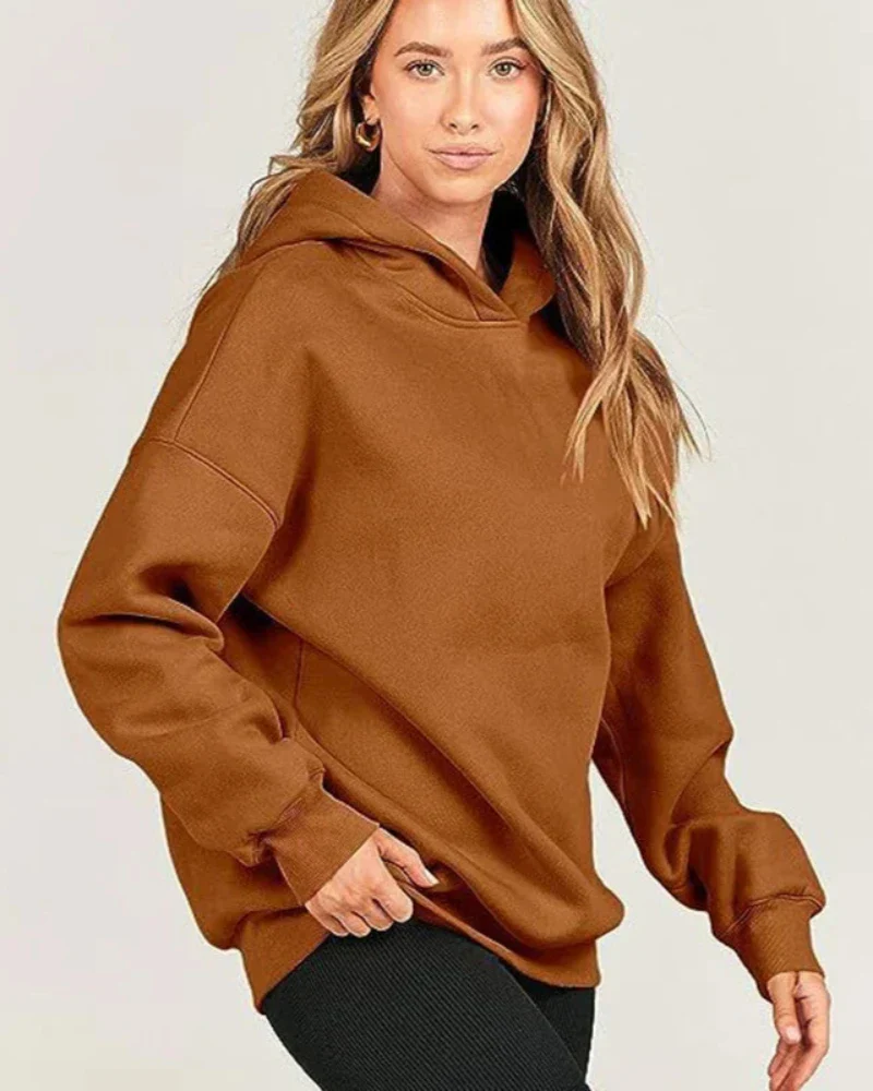 Klasyczna bluza oversize z kapturem - Image 13