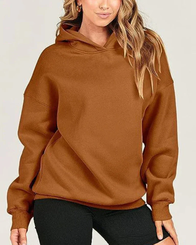 Klasyczna bluza oversize z kapturem - Image 14