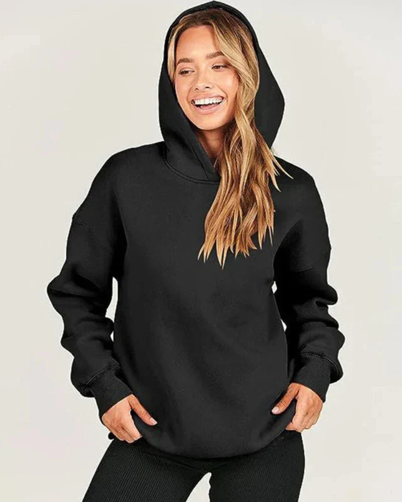 Klasyczna bluza oversize z kapturem - Image 17