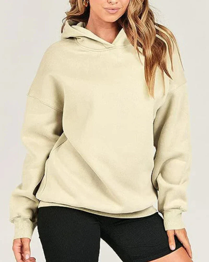 Klasyczna bluza oversize z kapturem - Image 3