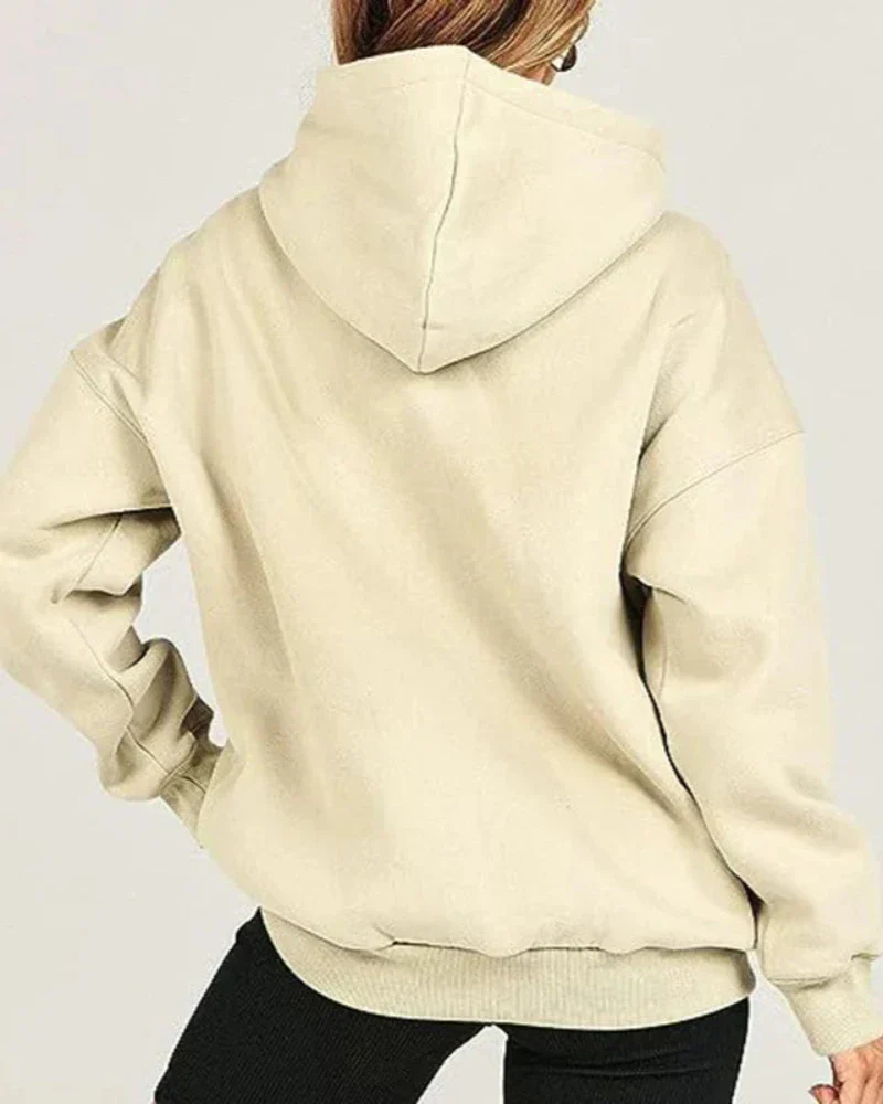 Klasyczna bluza oversize z kapturem - Image 4