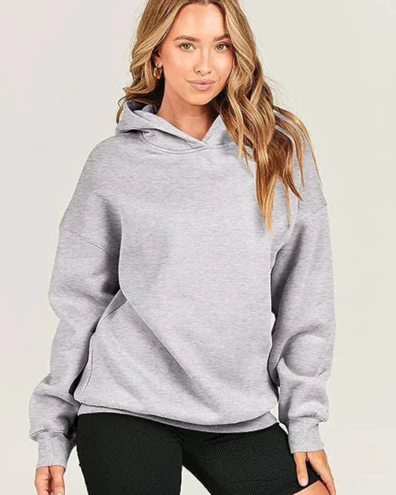 Klasyczna bluza oversize z kapturem - Image 5
