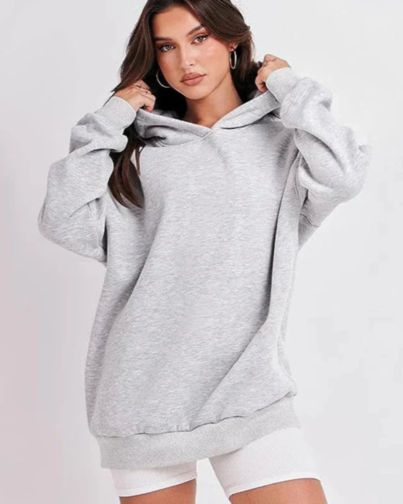 Klasyczna bluza oversize z kapturem - Image 7