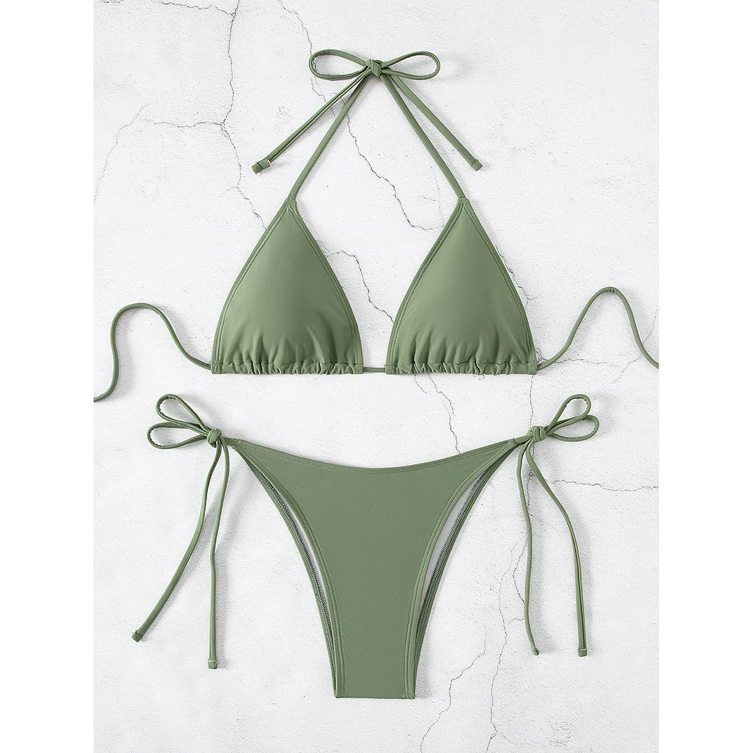 Bikini z regulowanymi trójkątnymi miseczkami - Image 17