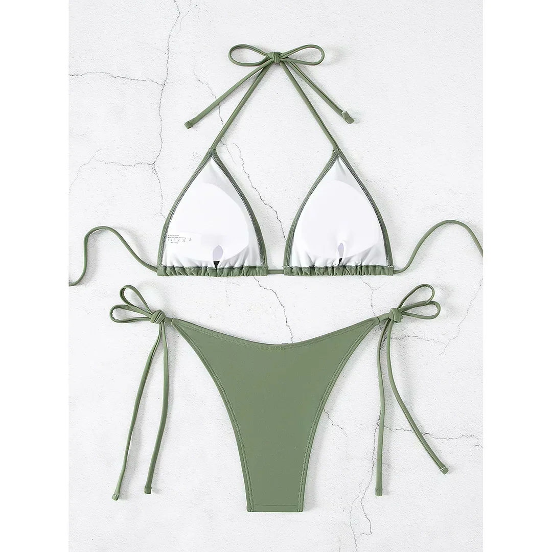 Bikini z regulowanymi trójkątnymi miseczkami - Image 18