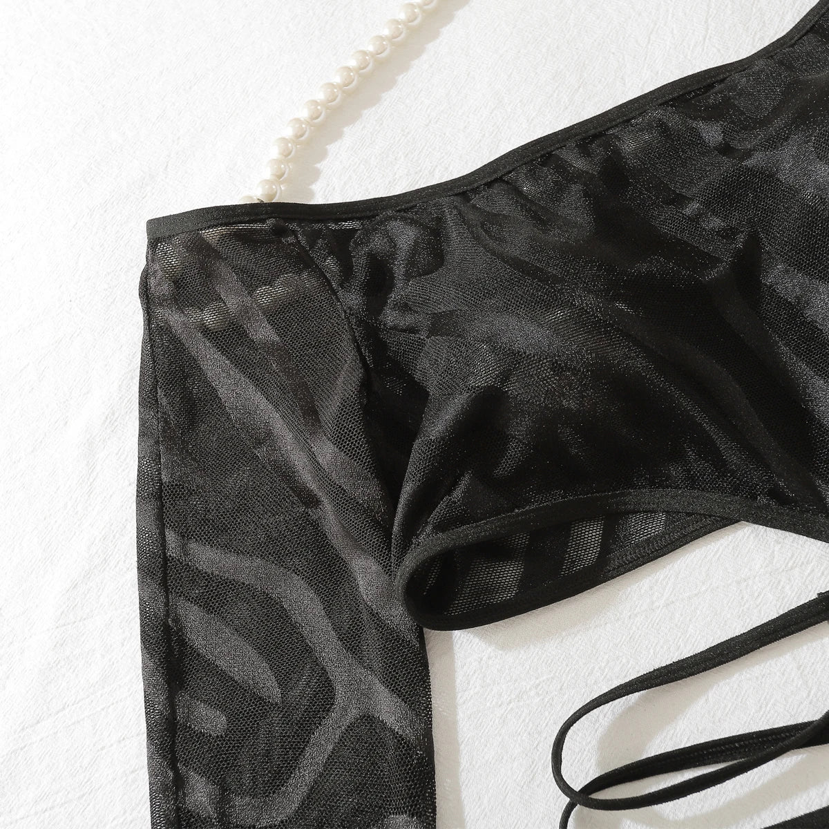 Komplet bielizny bodystocking z rękawiczkami - Image 6