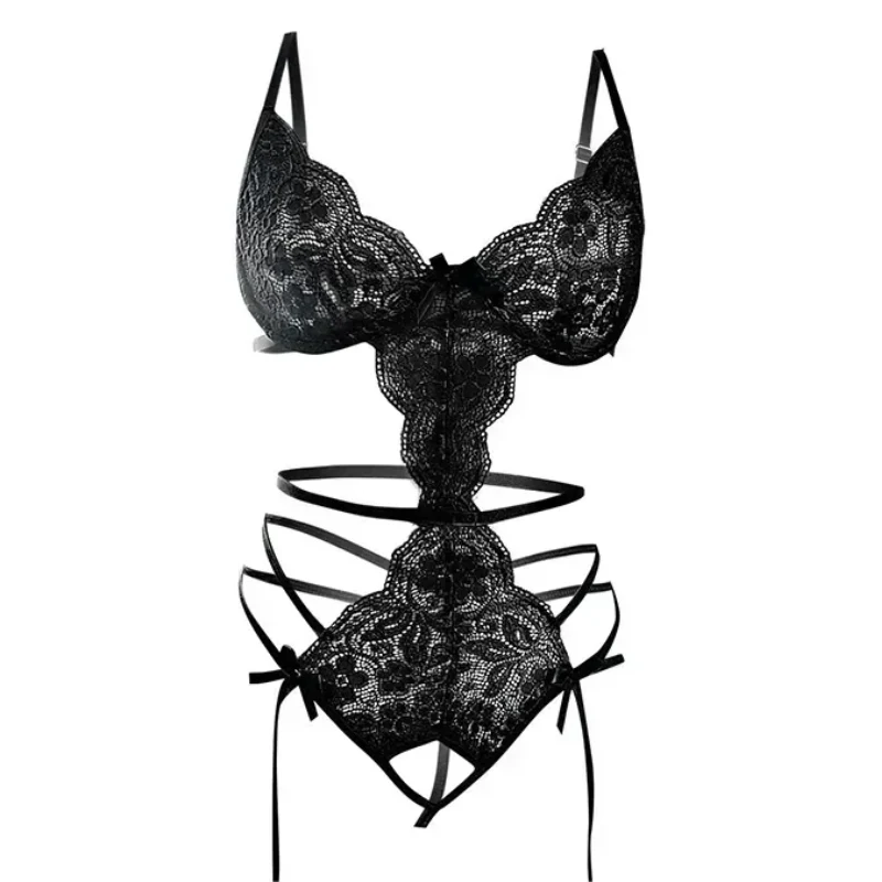 Koronkowe body z kokardkami - Image 6