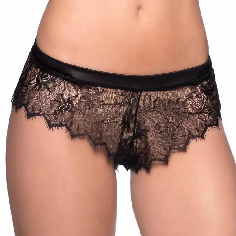Koronkowe brazyliany z ozdobną kokardą i wycięciem - Image 2