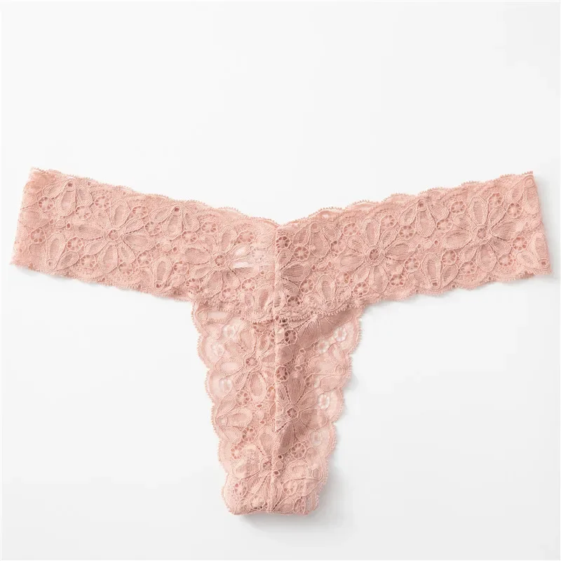 Koronkowe stringi z kokardką - Image 7