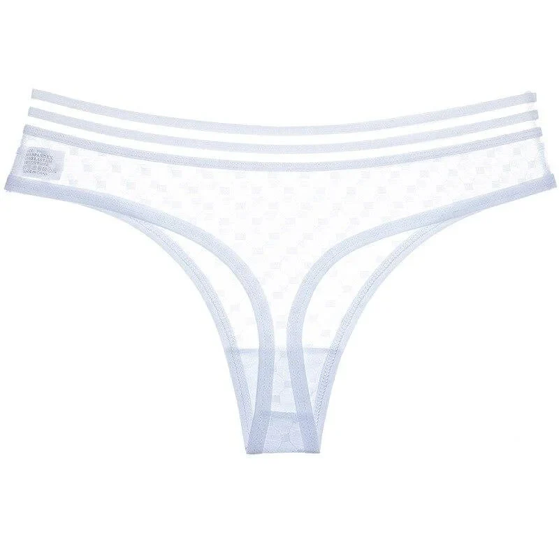 Koronkowe stringi z ozdobną gumką - Image 8