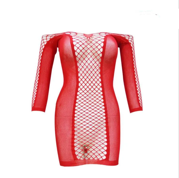 Krótkie bodystocking o kroju sukienki - Image 3