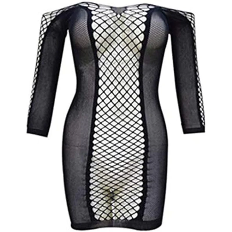 Krótkie bodystocking o kroju sukienki - Image 6