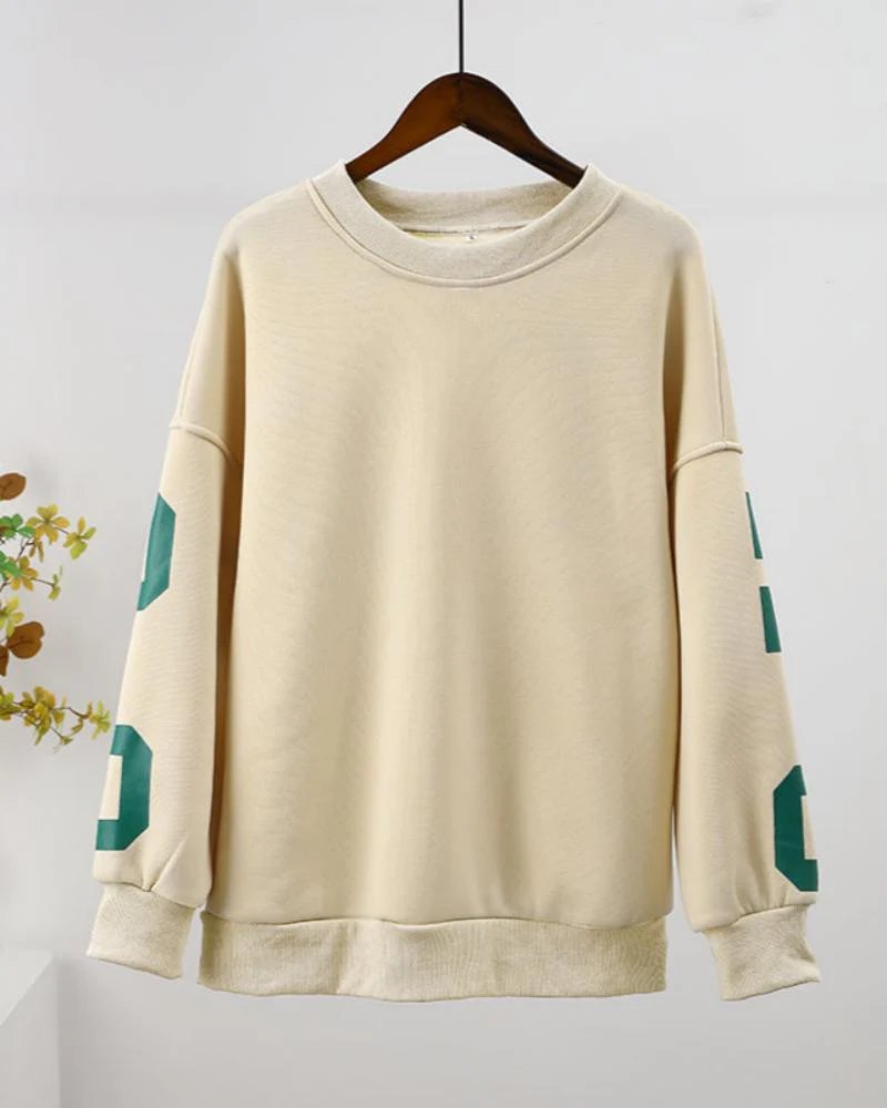 Luźna bluza oversize crewneck - Image 13