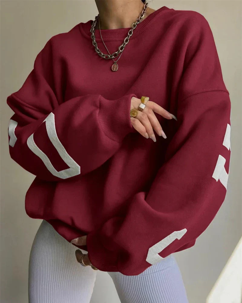 Luźna bluza oversize crewneck - Image 24