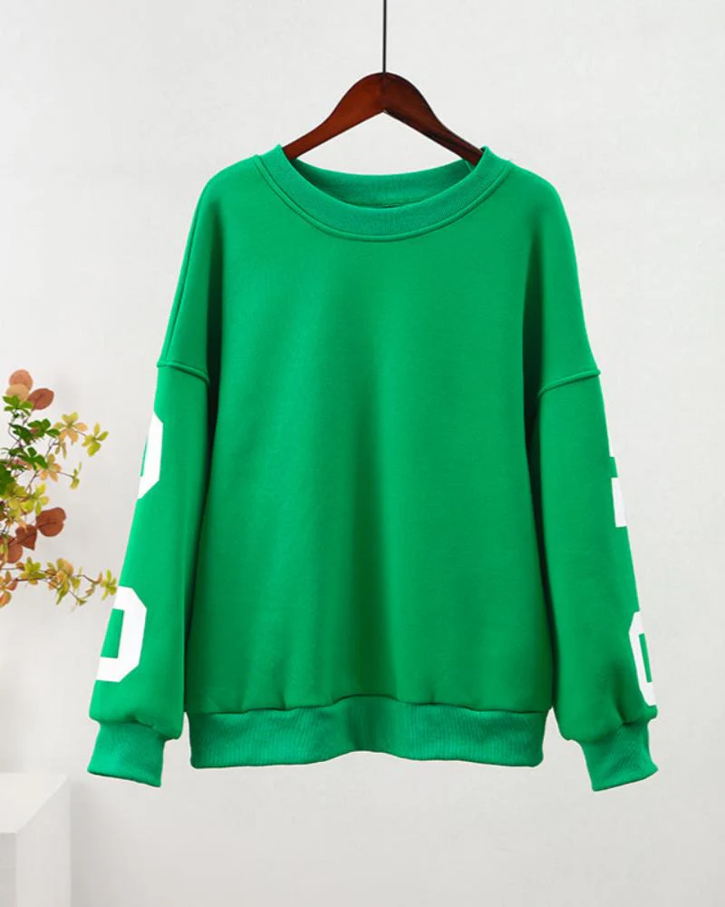 Luźna bluza oversize crewneck - Image 5