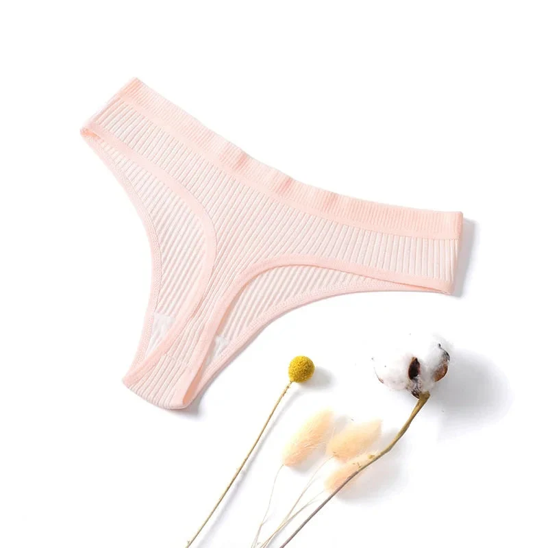 Majtki prążkowane stringi - Image 6