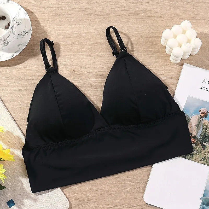 Miękki biustonosz bralette z obniżonym zapięciem - Image 4