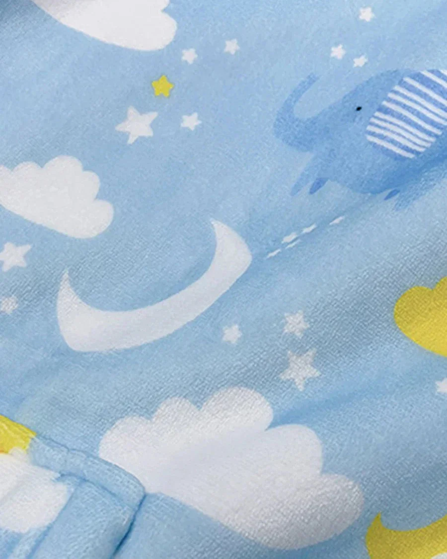 Puchata kocobluza oversize z kapturem i kieszonką - Image 12