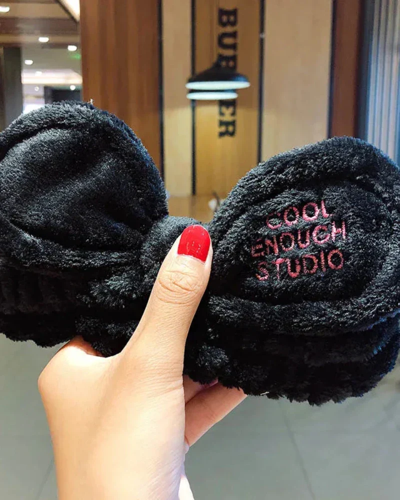 Puchata opaska na głowę z kokardką Cool Enough - Image 6
