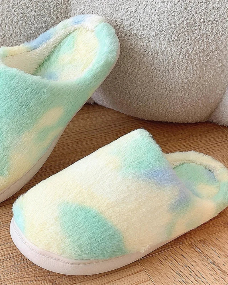 Puchate kapcie Tie Dye - Image 10